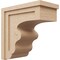 Ekena Millwork 10"W x 20"D x 20"H Classic Highland Rough Cedar Woodgrain TimberThane Corbel, Primed Tan CORUR10X20X20HLDRCPR - alternate 1